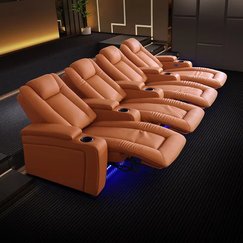 Home Cinema Recliners - Luxury Manual Cinema Sofas Recliner Seating