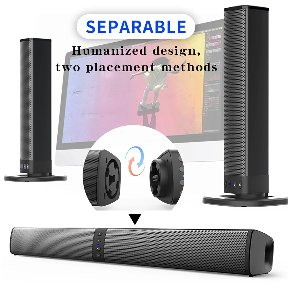 Wireless Bluetooth TV Sound Ba - Home Cinema Speaker System review and price