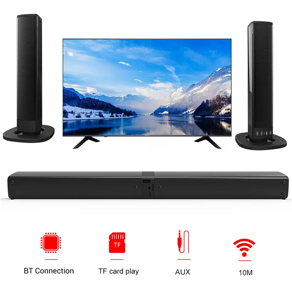 Wireless Bluetooth TV Sound Ba - Home Cinema Speaker System review and price