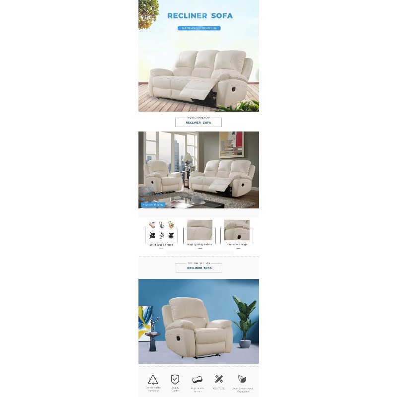 Modern Sofa Power Recliner Hom - Home Cinema Recliners review and price