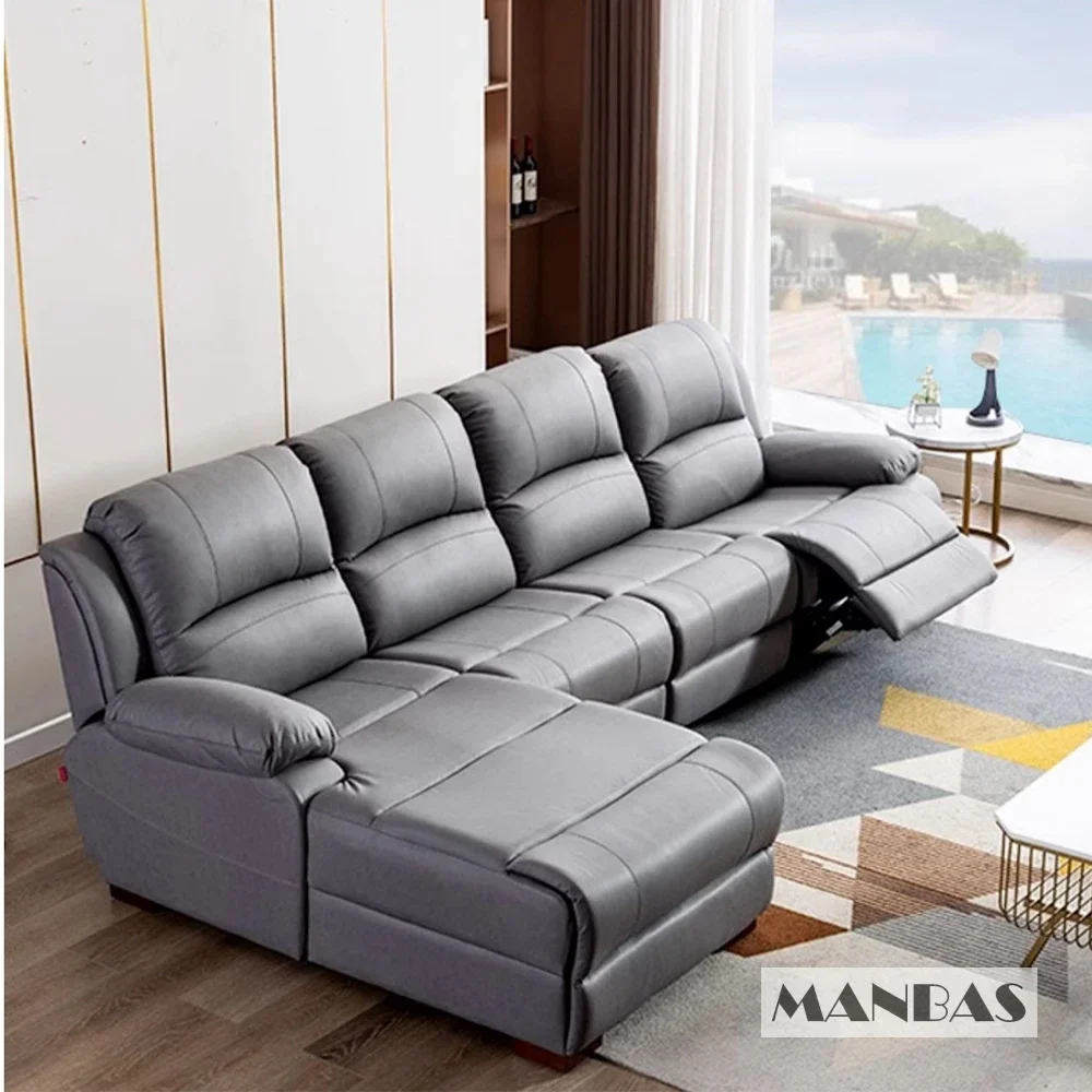 Genuine Leather Manual Electri - Home Cinema Recliners review and price