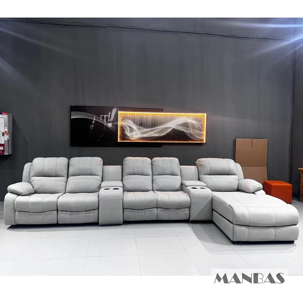 Genuine Leather Manual Electri - Home Cinema Recliners review and price