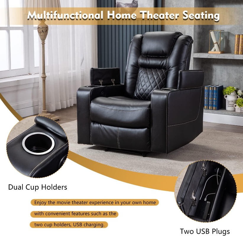 CANMOV Electric Power Recliner - Home Cinema Recliner Chairs review and price