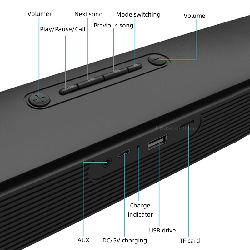 TV Soundbar Wired and Wireles  - Soundbar Bluetooth Home review and price