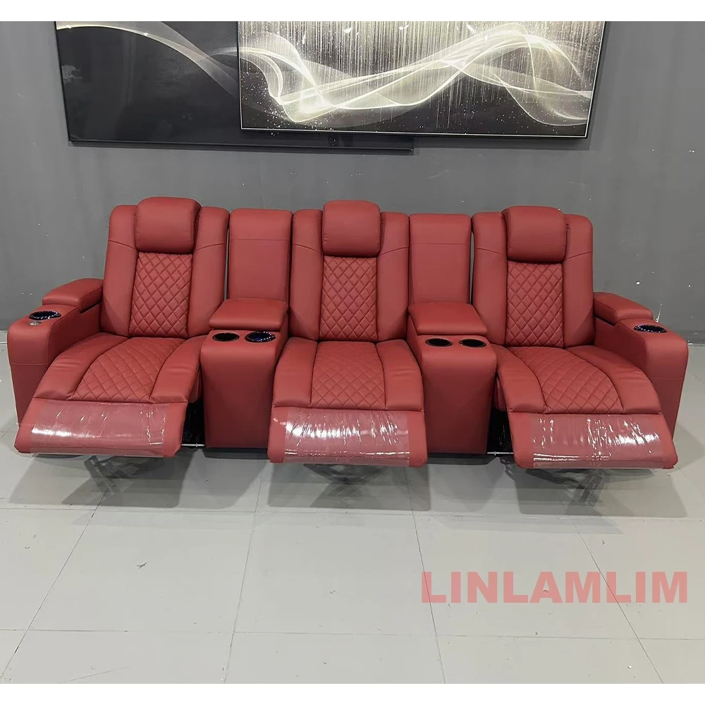 Linlamlim Luxury 3-Seat Reclin - Home Cinema Recliners review and price