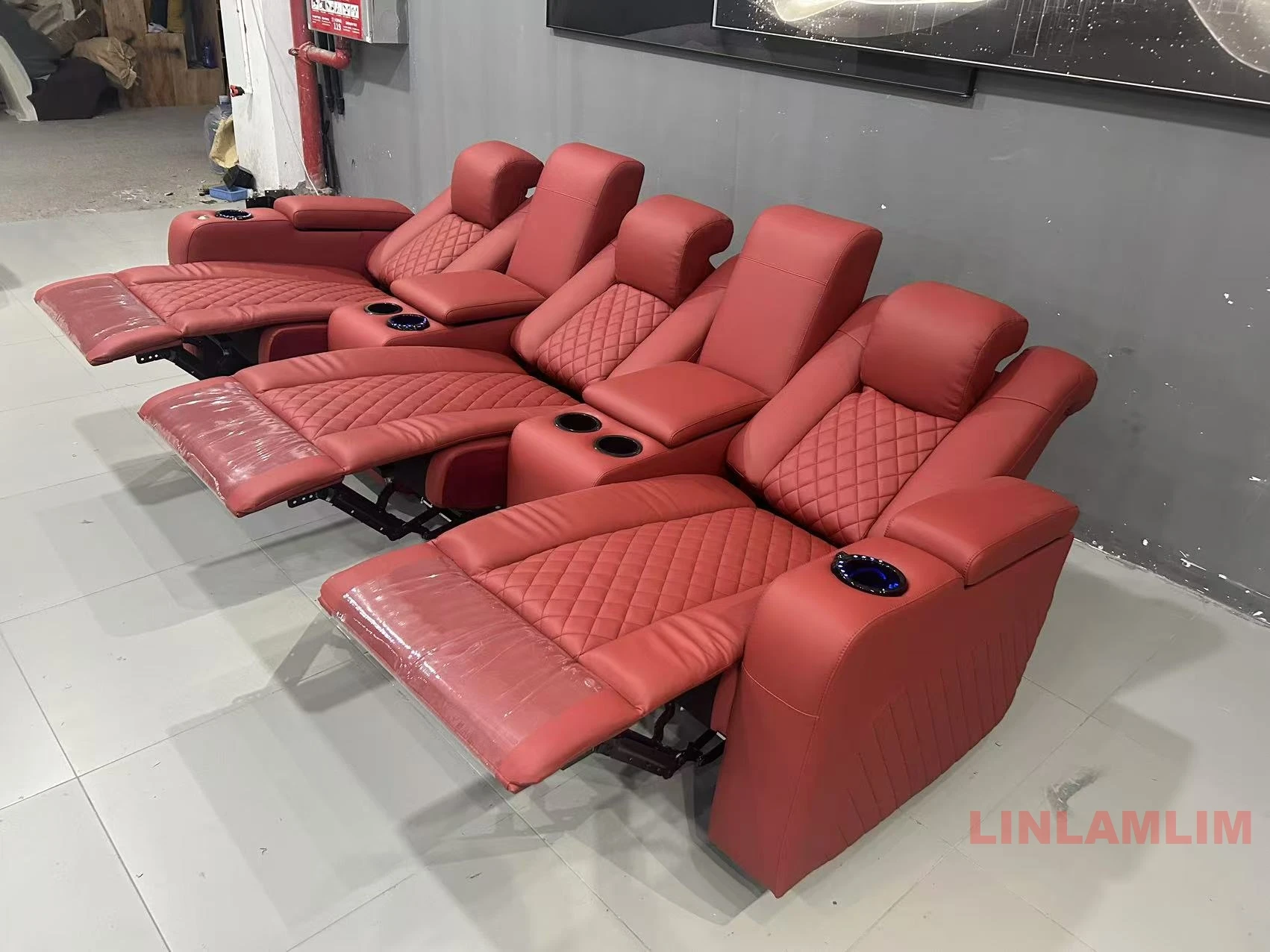 Linlamlim Luxury 3-Seat Reclin - Home Cinema Recliners review and price