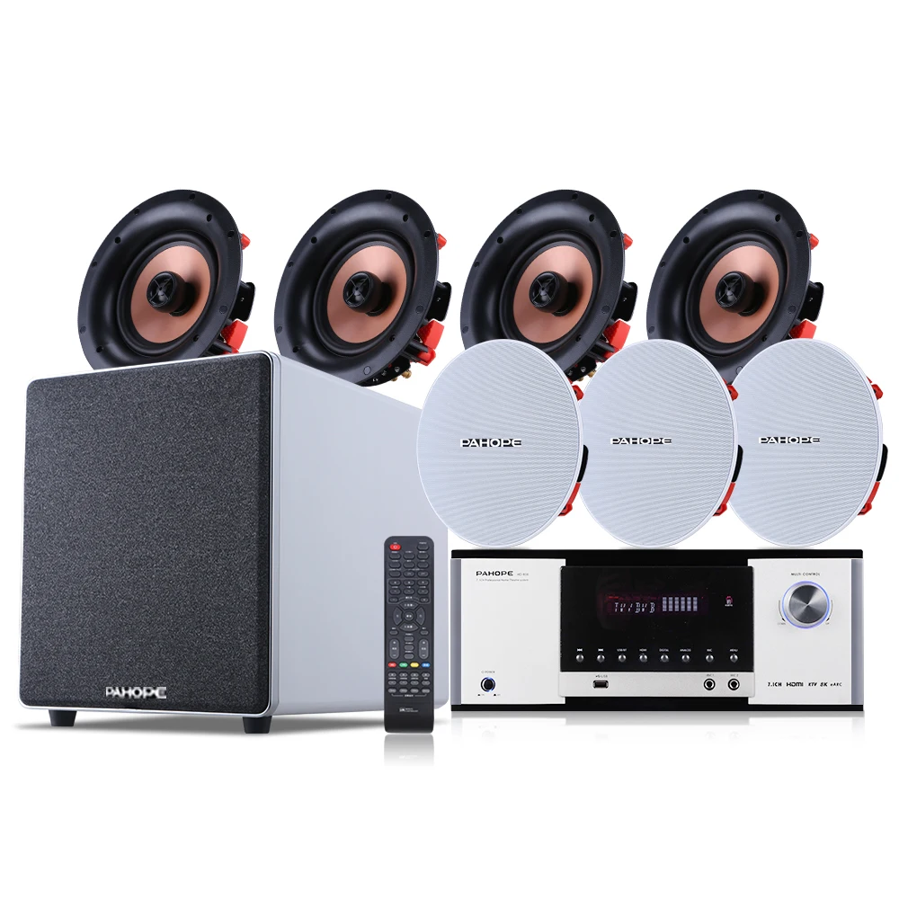 7.1 Home Theater Ceiling Speak - Home Cinema Speaker System review and price