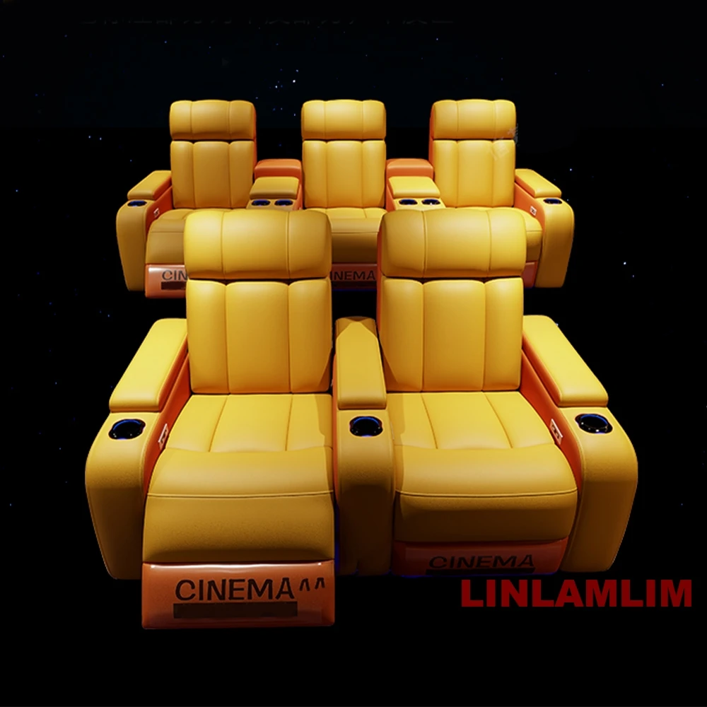 Linlimlam Luxury Genuine Leath - Home Cinema Recliner Chairs review and price