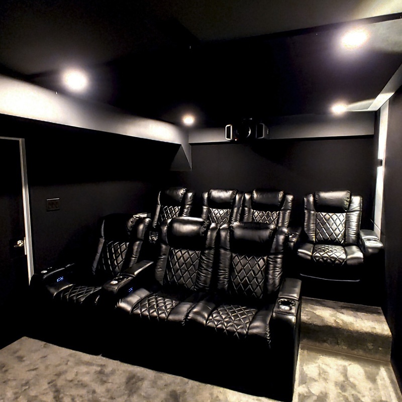 Modern Home Cinema Leather Ele - Home Cinema Recliners review and price