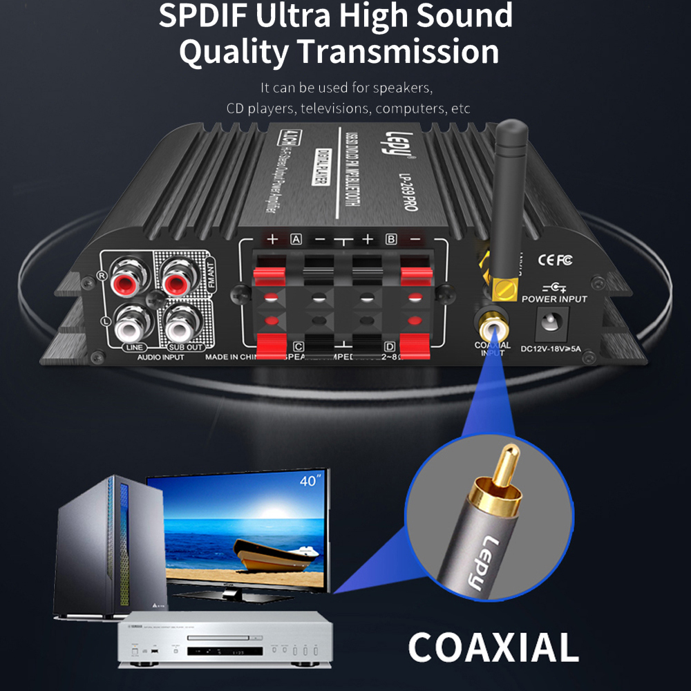 LEPY LP-269PRO 4.1 Channel Amp - Home Cinema Speaker System review and price
