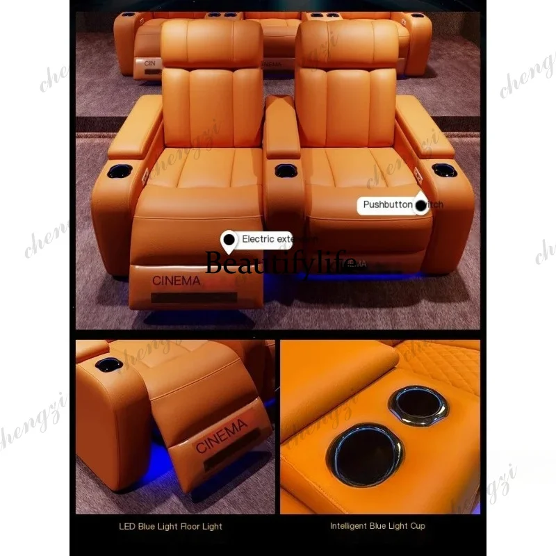 G153 Luxury Genuine Leather El - Home Cinema Recliners review and price