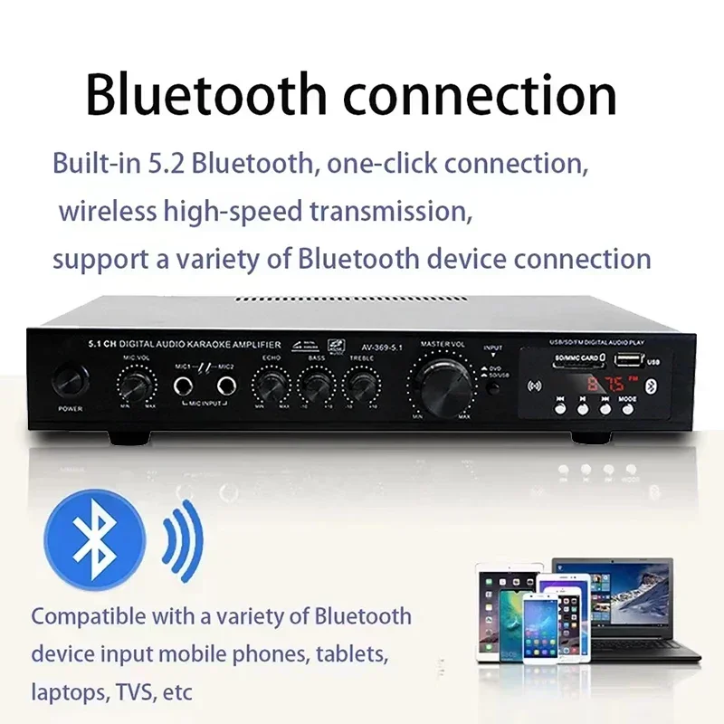 AV-369BT Bluetooth 5.1 Sound S - Home Cinema Speaker System review and price