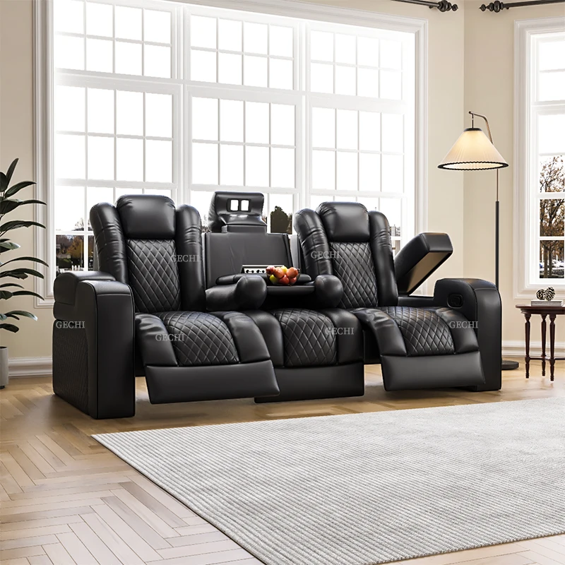 Luxury Theater Furniture Black - Home Cinema Recliner Chairs review and price