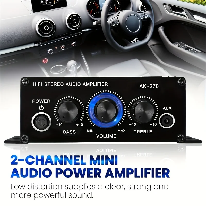 AK-270 400W Mini Power Amplifi - Home Cinema Speaker System review and price